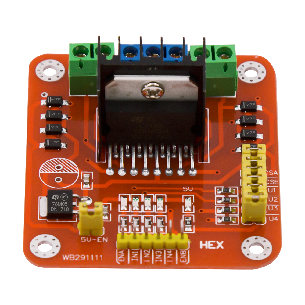 Драйвер шагового двигателя L298N Dual H Bridge